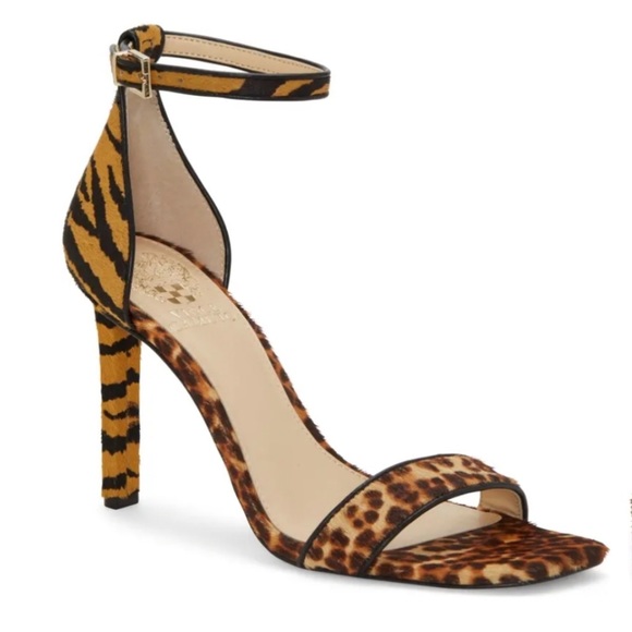 Vince Camuto Shoes - NEW VINCE CAMUTO LAURALIE ANKLE STRAP heels animal